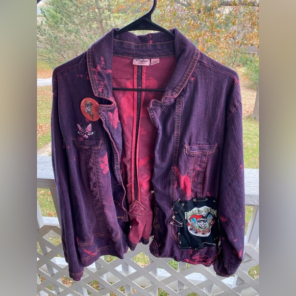 Harley Quinn custom jacket - Picture 2 of 4
